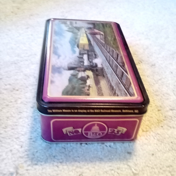 Wm Mason/B & O.R.R. railroad collectible tin - Picture 3 of 8